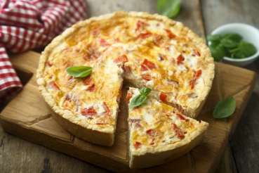 Kartoffelkuchen mit viel Gemüse
