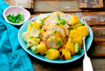 Hähnchen-Topf mit Mango