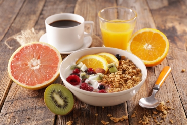 Orangen-Grapefruit-Müsli