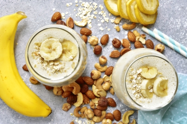 Bananen-Walnuss-Joghurt