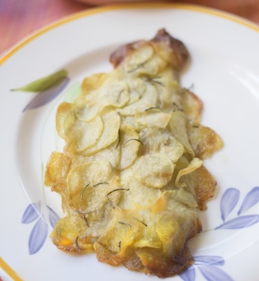 Heilbuttfilet mit Kartoffelkruste