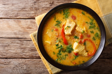 Gebratener Schollenfisch mit Schmetterlingssauce