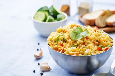 Indischer Reissalat
