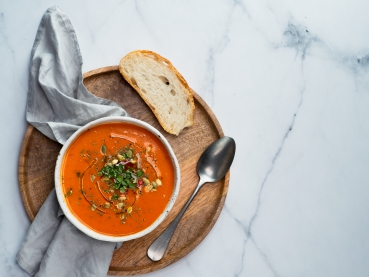 Würzige Tomatensuppe