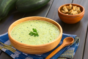 Cremige Zucchinisuppe