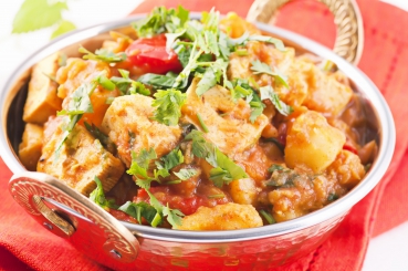 Leckeres Tofu-Gemüseragout