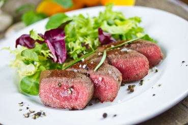 Fruchtiger Lammfiletsalat