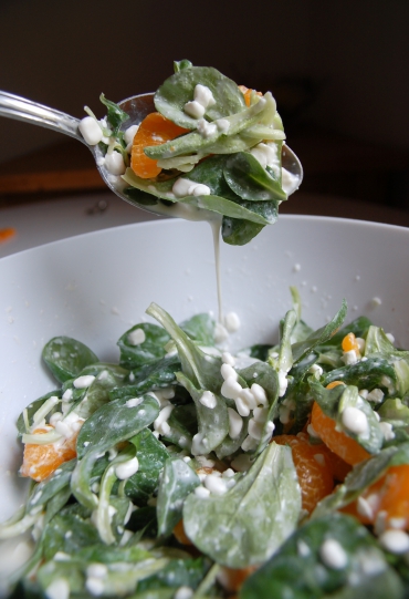 Feldsalat mit Mandarinen