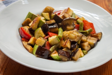 Zucchini-Auberginen-Salat