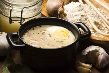 Hafersuppe mit Honig