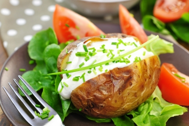 Pellkartoffeln mit  Frühlingsquark