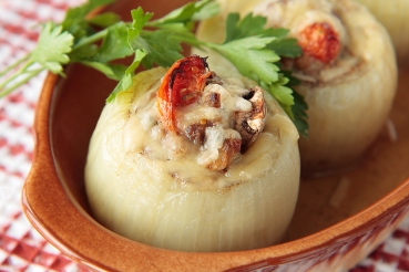 Gefüllte Zwiebel