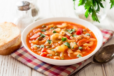 Minestrone (Italienische Frühlingssuppe)