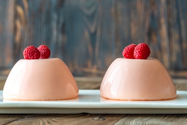 Kalter Himbeer-Brombeerpudding