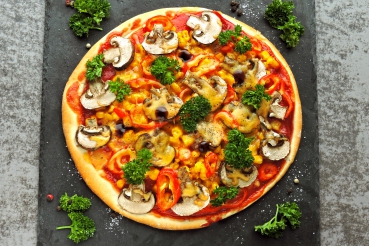 Gemüse-Pizza