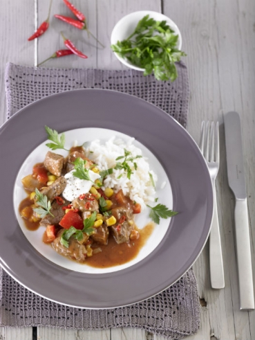 Chili-Rinderragout