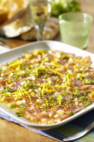Lachs-Carpaccio