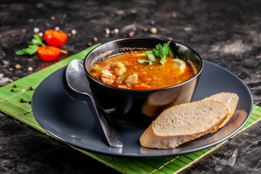 Tomaten-Fisch-Suppe