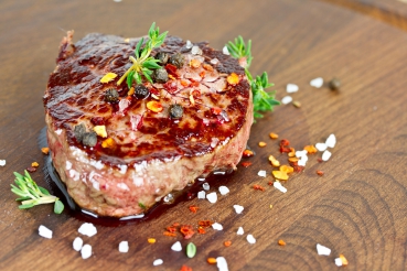Rumpsteaks mit Pesto-Marinade