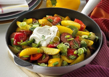 Bratkartoffeln mit Cabanossi