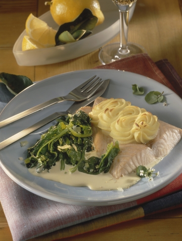 Lachsfilet mit Kartoffel-Käsekruste