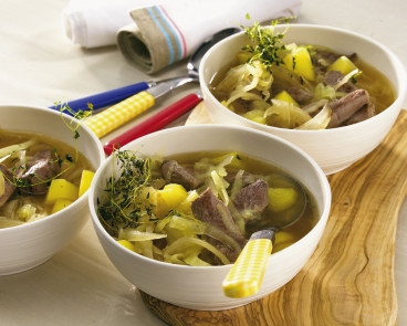 Weißkohl-Stew mit Entenbrust