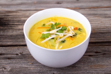 Apfel-Curry-Suppe