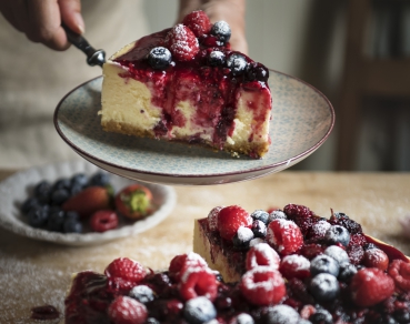 Beeren-Frischkäsetorte