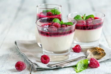 Beeren-Vanillecreme