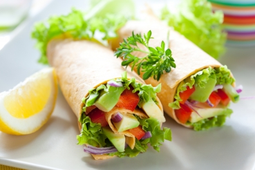 Gemüse-Wraps