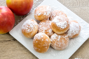 Äpfel in luftiger Hülle