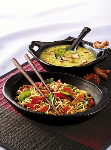 Asiatische Bratnudeln mit Hackfleisch