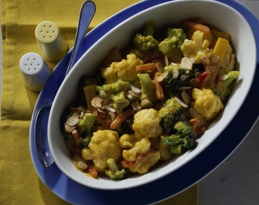 Blumenkohl-Brokkoli-Curry