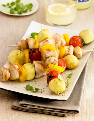 Bunte Partyspieße