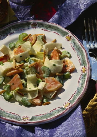 Chicorée-Salat mit Papaya