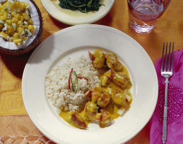 Curry Hühnchen Madras