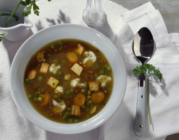 Exotischer Weizeneintopf mit Tofu