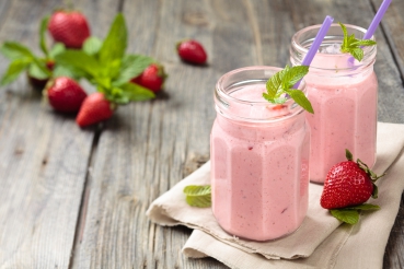 Erdbeer-Lassi mit Chili