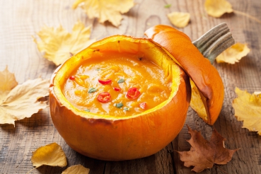 Feurige Kürbis-Suppe