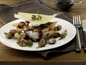 Filoteig Pilz Lasagne