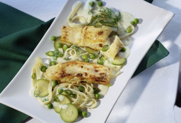 Fischfilet mit Gemüse