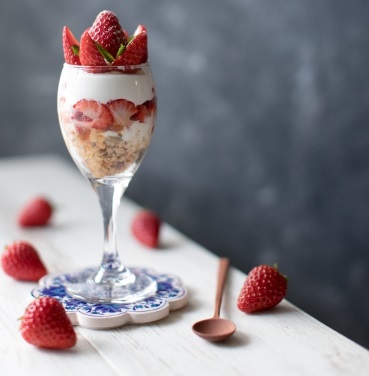 Erdbeer-Hirse-Müsli