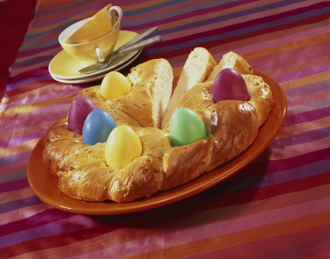 Gebackener Eierkranz