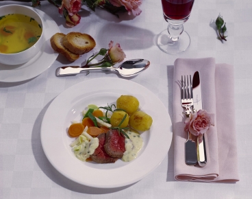 Gedämpftes Rinderfilet