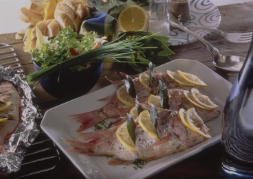 Gegrillte Doraden