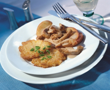 Geschnetzeltes mit Apfel