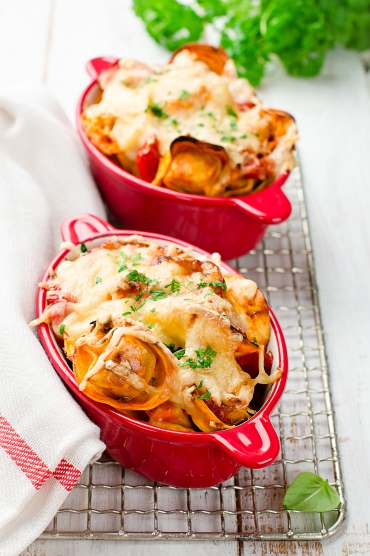 Gratinierte Maultaschen