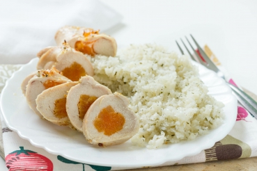 Hähnchenbrust mit Aprikosenfüllung