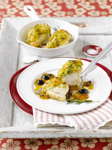 Hähnchenbrustfilet mit Kartoffel-Gemüsekruste