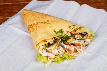 Hähnchenfilet-Crêpes